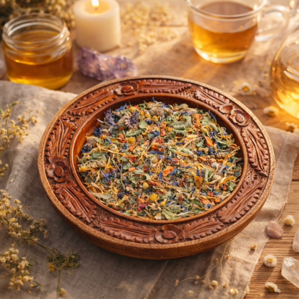 Blissful Mornings theeblend met sint-janskruid sfeerbeeld