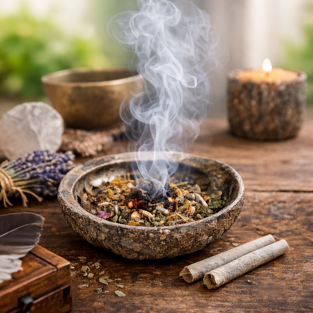 Tangled8POetals rookblend cleanse ritueel